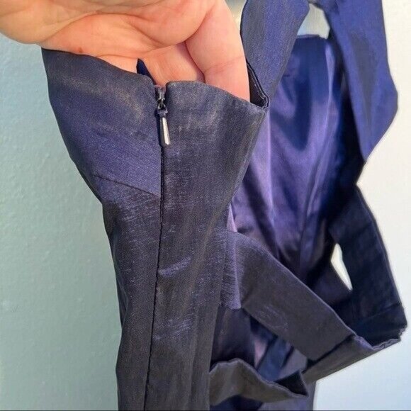 Cache Mini Dress Sleeveless Navy Blue Cage Back Sweetheart Neck 2 - Picture 10 of 12